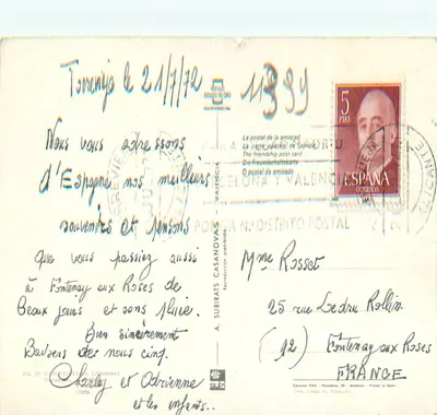 Torrevieja — Klify — Wydawca Écudo de Oro, N° 37 — Rewers