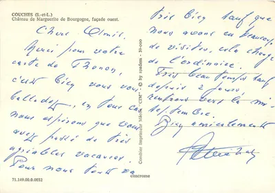 Castelo de Marguerite de Borgonha — fachada oeste — editor CIM — Verso