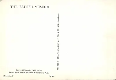 O vaso de Portland — Peleu, Eros, Tétis, Póseidon — Museu Britânico — Verso