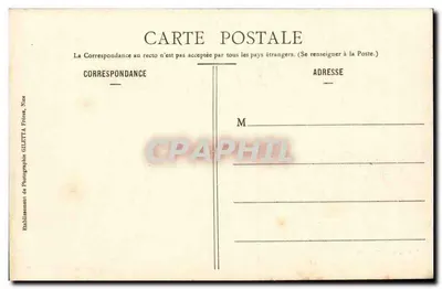 Cannes - Wyspa i Zamek Świętego Honorata — Zbiór Artystyczny, nr 411, Giletta Frères, Nice — Rewers