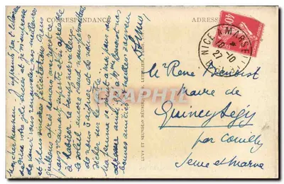 Juan-les-Pins — La Pinède — LL — Rückseite