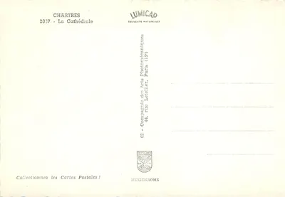 Chartres - Katedra — wydawca IRIS — Rewers