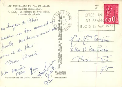 Muzeum Vénérerie w Cheverny — Cheverny (Loir-et-Cher) — Wyd. VALOIRE, nr 41 — Rewers