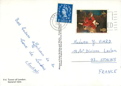 Wieża Londynu — ogólne widok — Ministry of Public Building and Works, Crown copying, George Puliman & Sons Ltd. — Rewers