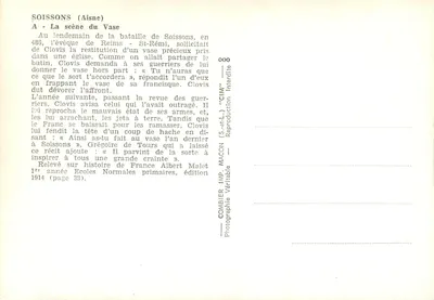 Soissons (Aisne) — Widok sceny z naczyniem — CIM — Rewers