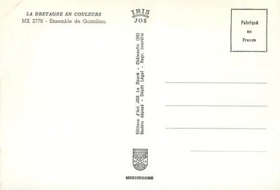 Châteaulin — Ensemble de Guimilicau — Edições JOS — Verso