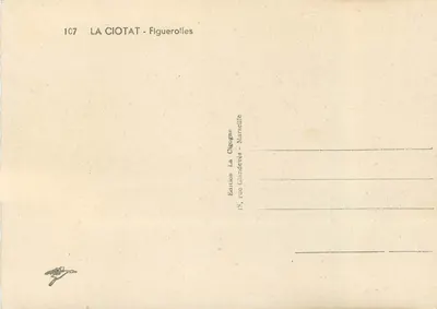 La Cigogne — La Cigogne — Wydawnictwo La Cigogne, Marsylia — Rewers