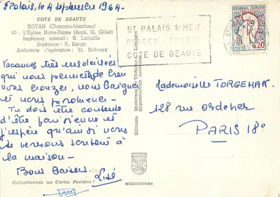 Kościół Notre-Dame — Royan — wydawca IRIS — Rewers