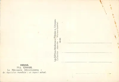 Civaux — Nécropole mérovingienne — Théojac — Rewers