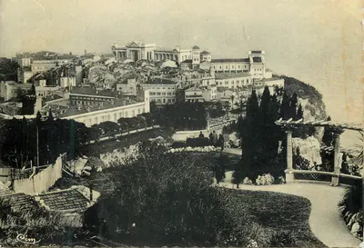 Monaco — Vista dos Jardins Exóticos — Combiér Imp. Nacon
