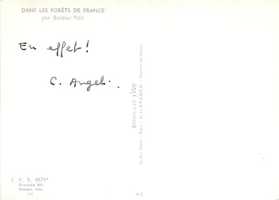 Daims dans les forêts de France — par Barbier Petit — Éditions Yvon — Rewers