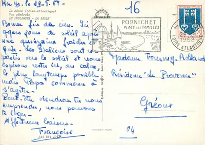La Baule (Loire-Atlantique) — Vista geral — Edições Soifer — Verso