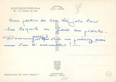 Bagnolles-de-l'Orne — Le Casino du Lac — Gaby — Reverso