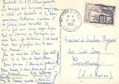 Vista del porto di Quimper — Cap — Verso