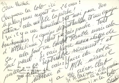 Albi — Cattedrale e Ponte — Editore: Sté des Cartes Postales et Photographies — Verso