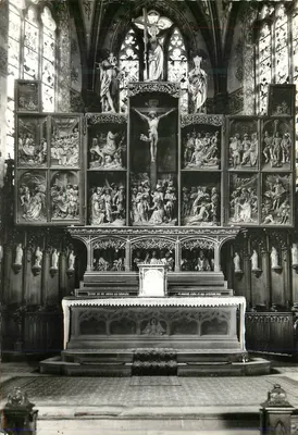 O Retable da Igreja Paroquial de Kaysersberg (Haut-Rhin) — (1518) — Foto Jean Kuster