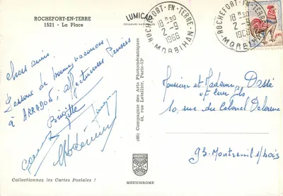 Rochefort-en-Terre — A Praça — IRIS — Verso