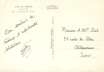 Côte de Beauté Royan — Plaża Chay — Mélichronc — Rewers