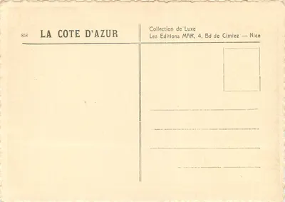 Gourdon gezien vanaf de weg naar Grasse — Les Éditions MAR, n°858 — Achterkant