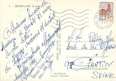 Berck-Plage — Tijd van Geluk — Uitgave Gaby — Achterkant