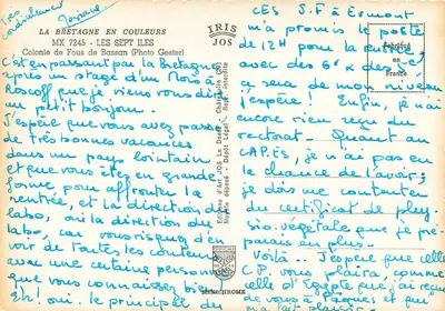Colombia dei Folli di Bassan — Le Sette Isole — Éditions d'Art Jos — Verso