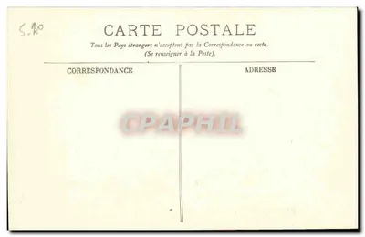 Antibes — Le Port — Vue prise de la Courtine — LL. — n° 690 — Verso