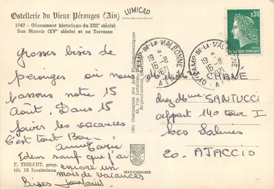 Cité de Périgueux — Editor LUMICAP, n° (69) — Verso
