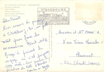 Strasbourg — widok panoramiczny — Wydawnictwo Estel, nr 8125 — Rewers