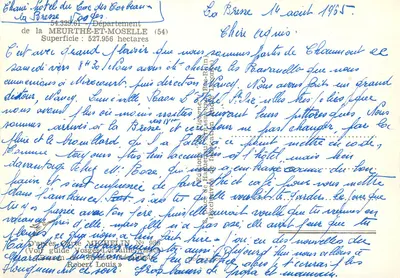 Meurthe i Mosela — karta turystyczna z widokami Luneville, Toul, Nancy, Pont-à-Mousson, Longwy i Longuyon — wydawca Hachette — Rewers