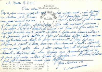 Ermitaż Brat Józef — Panoramiczny widok i szczegóły miejsca — Wydawca CAP — Rewers