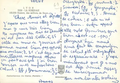 Jardim da Roseraie em Lyon — 100.000 Rosas, milhões de flores — Edições TROLLIET & FILS, Lyon — Verso