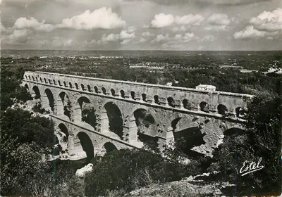 Ponte du Gard — Aqueduto romano — Editor Estel, n° 4941