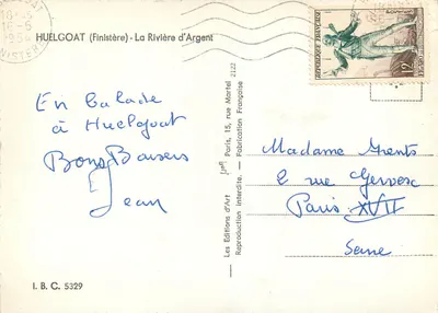 Huelgoat (Finistère) — Rzeka Srebrna — Wydawnictwo Martel — Rewers