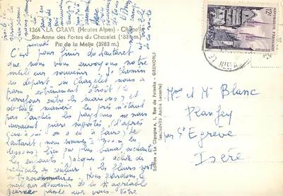 Cyganiec — Kaplica św. Anny przy Drzwiach Chazelet — Wydawnictwo André Laconite — Rewers