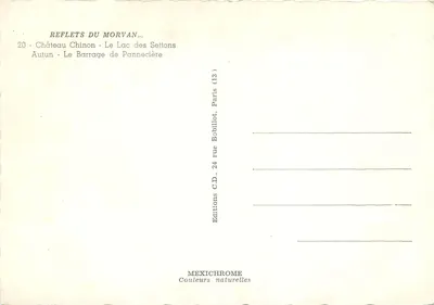 Odbicia Morvanu — Wydawca: Wydawnictwo C.D. Bobillot, Paryż — Rewers
