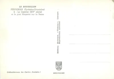 Le Castillet — XIV wiek — Éditions Diplôme Prestige — Rewers