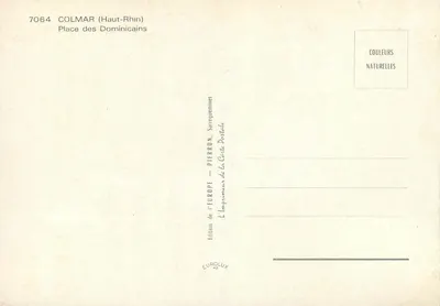 Colmar — Plac Dominikanów — Édition Pierron — Rewers