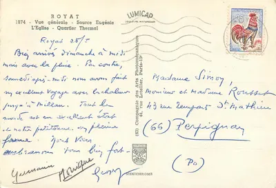 Royat — Stacja Serca — Lumicap — Rewers