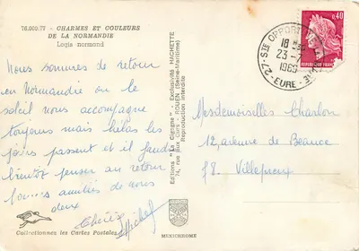 Logis normando — Encantos e cores da Normandia — Edições Hachette — Verso
