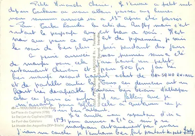 Toulouse — Cité des Violettes — Éditeur Labouche, n° 484 — Verso