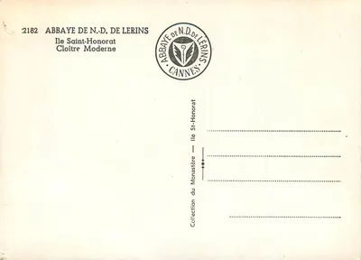 Nowoczesny kloster — Abp N.D. de Lerins — Cannes — Rewers