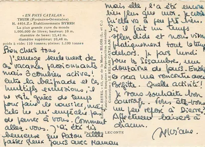 A maior cuba do mundo — Thuir (Pyrénées-Orientales) — Edições Estel — Verso