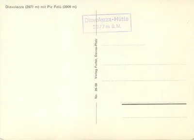 P. Cambrena — P. Palü — Bellavista — Diavolezza-Hütte, Davos — Rewers