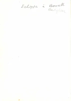 Bilhete postal moderno Echoppe a Badghou — Verso
