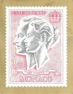 Monaco — Selo aéreo de 2,00 francos — editor Corret