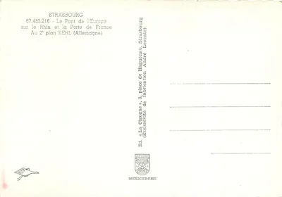 Strasburg — Most Europy nad Rynem i Brama Francji — IRIS — Rewers