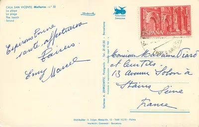 Cala San Vicente — Mallorca — n.º 32 — Fotocromo Zemacrom — Verso