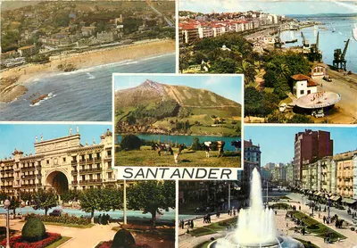 Santander — vista panorâmica e monumentos — Éditions Arribas