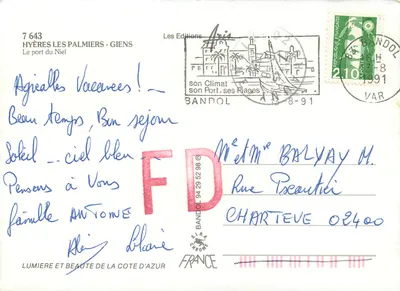 Haven van Niel — Hyères-les-Palmiers - Giens — Les Editions Ais — Achterkant
