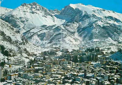 Limone Piemonte — panorama invernal — Casa delle Cartoline - Sanremo